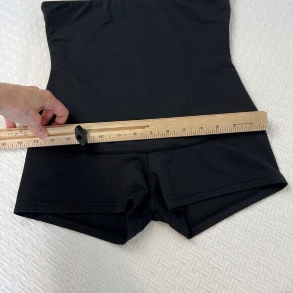 Maidenform Women's Size Large Shapewear High Waisted Black Boy Shorts Stretch - Picture 7 of 10